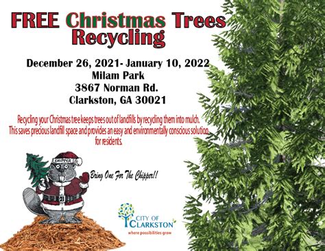 Christmas Tree recycling in Troy